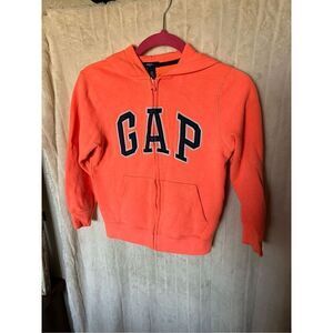 GAP Kids Orange & Blue Full Zip Hoodie Kids Size Medium